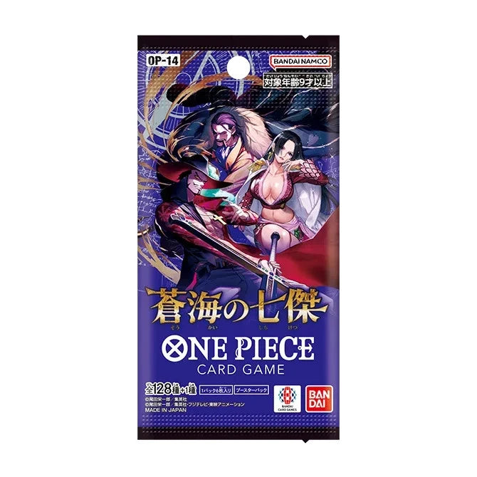 One Piece OP-14 The Azure Sea's Seven Booster Box Japonca