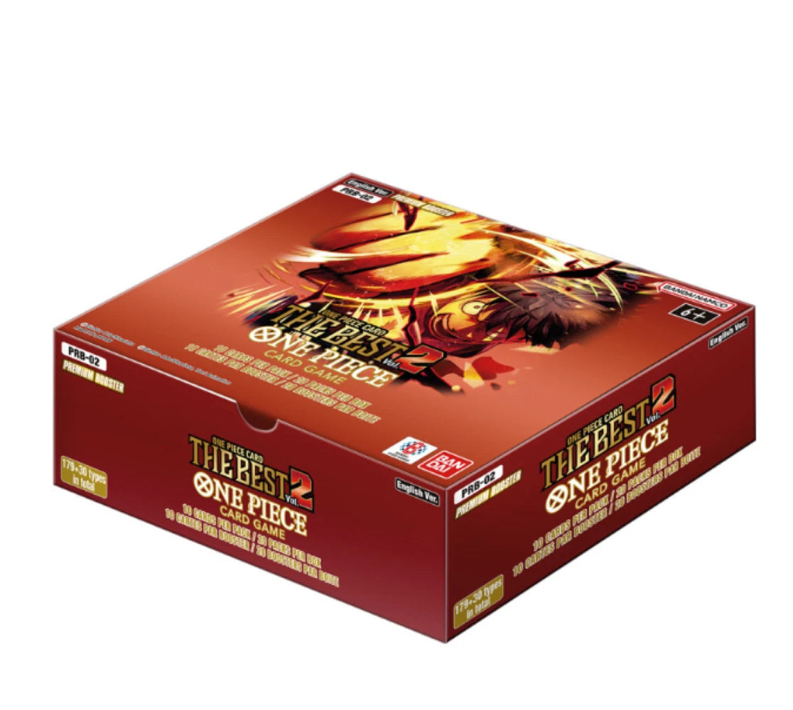One Piece PRB-02 The Best Vol.2 Booster Box Ingilizce