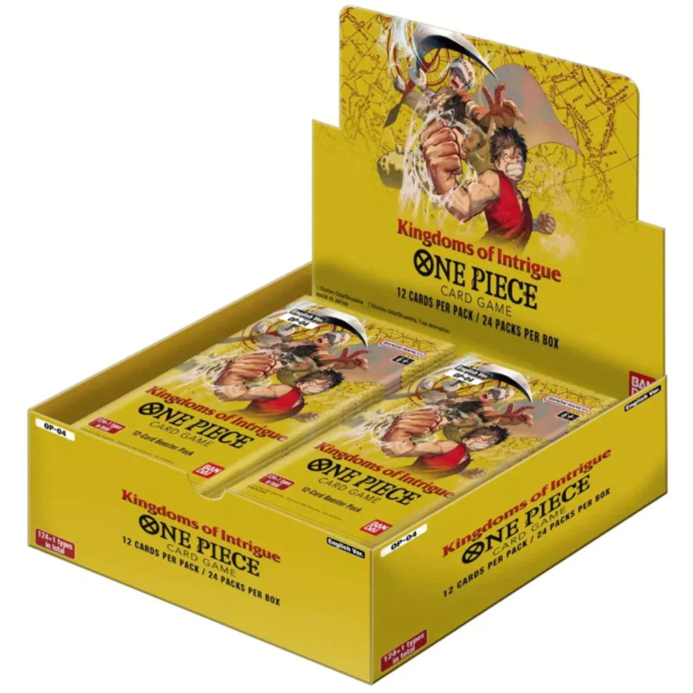 One Piece OP-04 Kingdoms of Intrigue Booster Box Ingilizce
