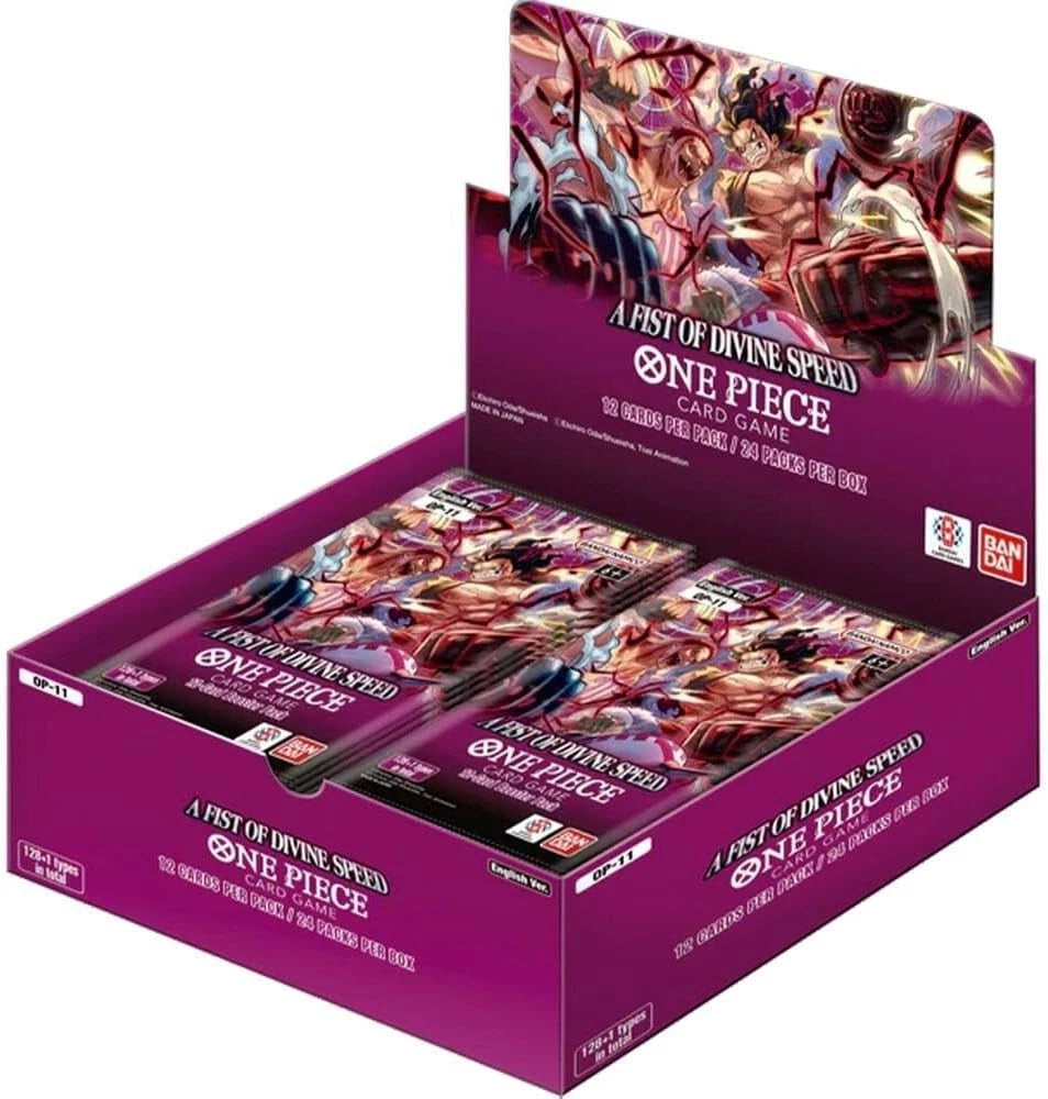 One Piece OP-11 A Fist of Divine Speed Booster Box Ingilizce