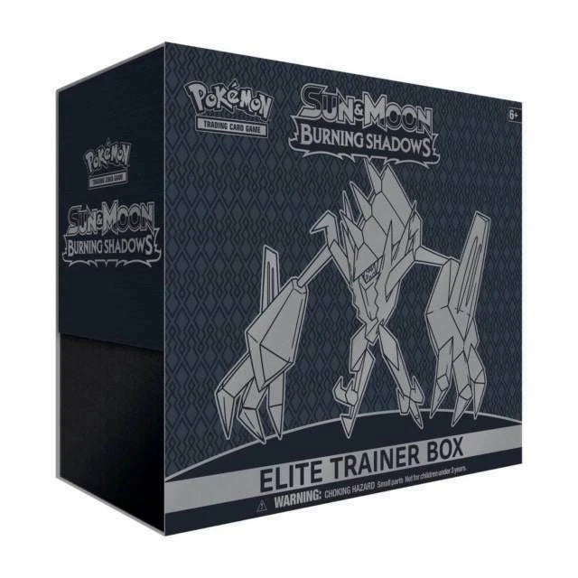 Pokemon Sun & Moon Elite Trainer Box Burning Shadows